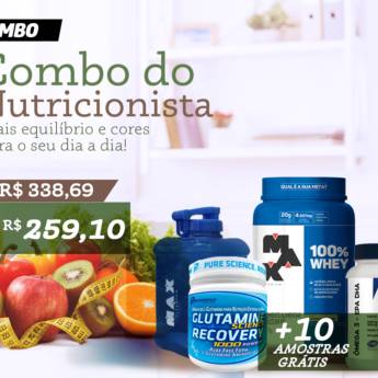 Comprar o produto de Combo Dia do Nutricionista em Outros Suplementos em Foz do Iguaçu, PR por Solutudo