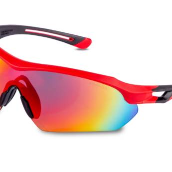 Comprar o produto de Óculos Steelflex Modelo:Neon vermelho espelhado CA40906 em Proteção visual em Jundiaí, SP por Solutudo