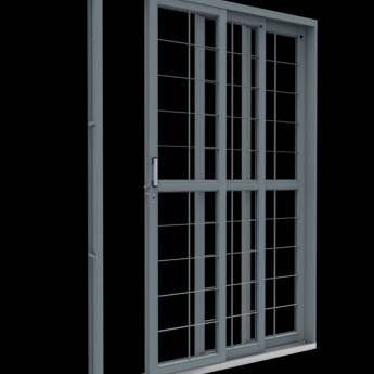 Comprar o produto de Portas de Alumínio de Correr com Grade de Segurança Integrada - LANÇAMENTO 2025 em Materiais para Construção pela empresa Construmax Materiais para Construção em Riviera de Santa Cristina XIII, SP por Solutudo