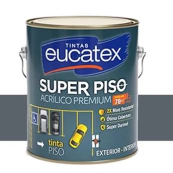 Comprar o produto de Super Piso Acrilico Premium Concreto 3,6L Eucatex Interior/Exterior em Tintas e Impermeabilizantes em Boituva, SP por Solutudo