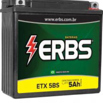 Comprar o produto de Bateria para Moto - 5 amperes - ERBS em Baterias para Motos em Praia Grande, SP por Solutudo