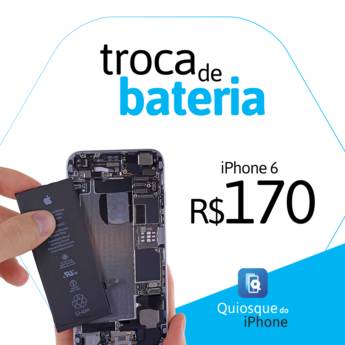 Comprar o produto de Troca de Bateria 6/6 Plus em Outros Serviços em Marília, SP por Solutudo