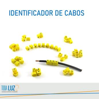 Comprar o produto de Anilha Identificador de Cabo em Materiais Elétricos pela empresa Toda Luz Materiais Elétricos e Iluminação em Atibaia, SP por Solutudo