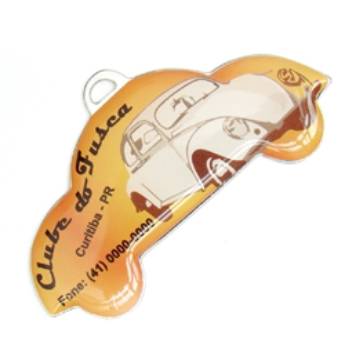 Comprar o produto de Chaveiro Chapinha Metálica COD 711 - Chapinha Fusca em Chaveiros Chapinha em São José do Rio Preto, SP por Solutudo