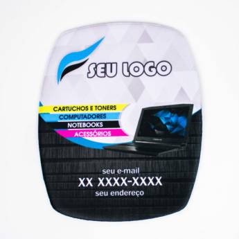Comprar o produto de Mouse pad plano com borda soldada - Ref.202- Personalizado com sua logomarca em Mousepad em São José do Rio Preto, SP por Solutudo