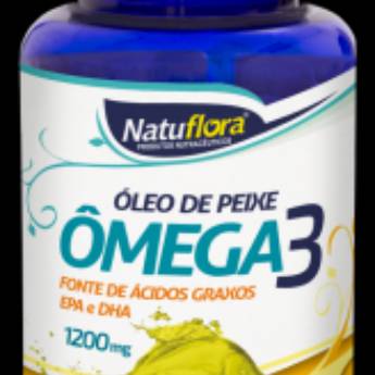 Comprar o produto de NATUFLORA + OLEO DE PEIXE OMEGA 3 - 1200MG - 120 CAPSULAS em Suplementos Alimentares em Aracaju, SE por Solutudo