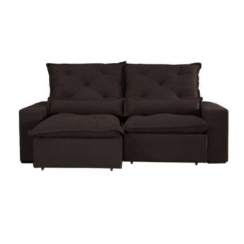 Comprar o produto de Sofá Ferguillhe Dubai 2,30m Marrom em Jogos de Sofá em Foz do Iguaçu, PR por Solutudo