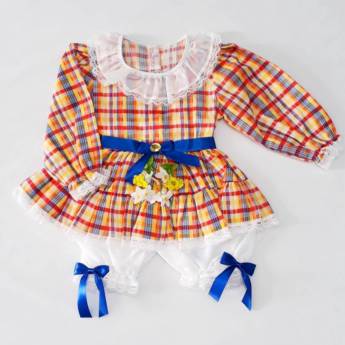 Comprar o produto de 3228 - Vestido junino tamanho 1 em Fantasia Bebê Feminina em Tietê, SP por Solutudo