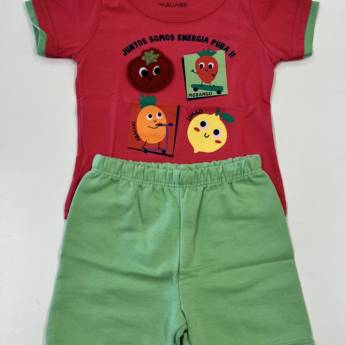 Comprar o produto de Conjuntinho Malwee infantil masculino  em Roupas Infantis em Uberlândia, MG por Solutudo