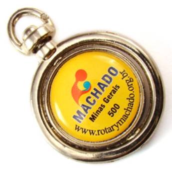 Comprar o produto de Chaveiro Medalha ou Pingente COD 500 - Giratório Redondo em Chaveiros Medalha ou Pingente em São José do Rio Preto, SP por Solutudo