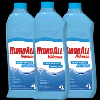 Comprar o produto de  HIDROSAN LIMPA BORDAS 1L HIDROALL em Produtos para Piscina em Itatiba, SP por Solutudo