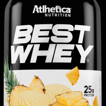 Comprar o produto de BEST WHEY ATLHETICA 900g – ABACAXI FRAPÊ em Suplementos Alimentares em Bauru, SP por Solutudo