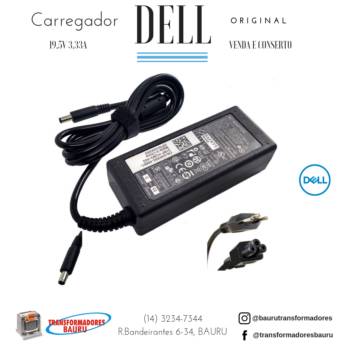 Comprar o produto de Fonte carregador DELL 19,5V 3,33A Original em Dell em Bauru, SP por Solutudo