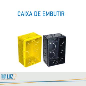 Comprar o produto de Caixa de Embutir em Materiais Elétricos pela empresa Toda Luz Materiais Elétricos e Iluminação em Atibaia, SP por Solutudo