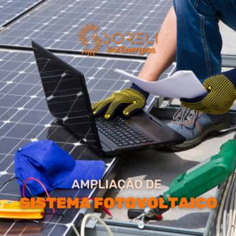 Comprar o produto de Ampliação de Sistema Fotovoltaico em Energia Solar em Foz do Iguaçu, PR por Solutudo
