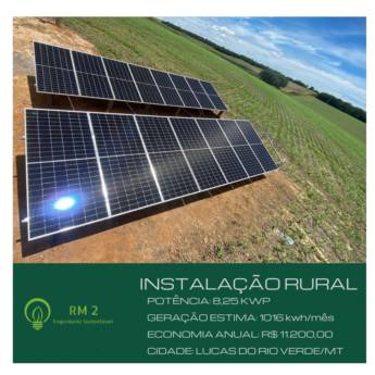 Comprar o produto de INSTALAÇÃO RURAL em Energia Solar em Sorriso, MT por Solutudo