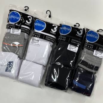 Comprar o produto de Kit meia esportiva adulta Selene em A Classificar em Uberlândia, MG por Solutudo