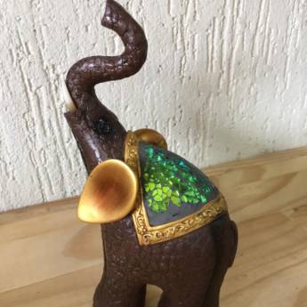 Comprar o produto de Elefante Resina em Decoração em São Carlos, SP por Solutudo