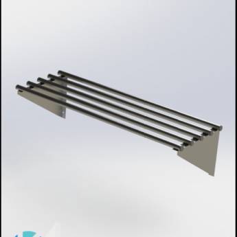 Comprar o produto de Prateleiras em inox para cozinha industrial em Cozinhas Industriais em Curitiba, PR por Solutudo