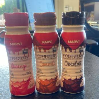 Comprar o produto de coberturas para sorvetes e doces de diversos sabores  em Bolos e Doces pela empresa Empório Primare Bebidas e Eventos - Loja 02 em Mineiros, GO por Solutudo