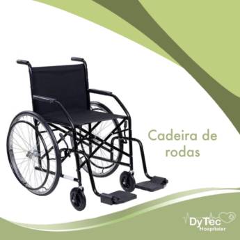 Comprar o produto de Cadeira de Rodas 101 Semi-Obeso CDS em Produtos Hospitalares pela empresa Cirúrgica DyTec - Comércio e Manutenção em Equipamentos Médicos Hospitalares em Jundiaí, SP por Solutudo