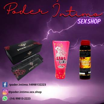 Comprar o produto de KIT SENSAÇÃO II - MELZINHO; XANA LOKAE TESÃO DE TOURO em Sex Shop em Marília, SP por Solutudo