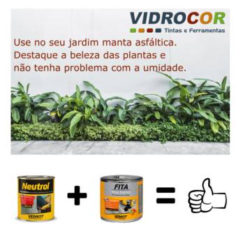 Comprar o produto de Vedacit impermeabilização de jardineiras ou floreiras Loja de Tintas Jaú em Impermeabilizantes em Jaú, SP por Solutudo