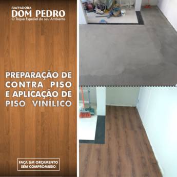 Comprar o produto de Preparação de contra piso e aplicação de piso vinílico em Piso Vinílico em Americana, SP por Solutudo