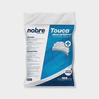 Comprar o produto de Touca TNT Descartável Branca 100un | Nobre em A Classificar pela empresa EmbalaFoz Tudo em Embalagens em Foz do Iguaçu, PR por Solutudo