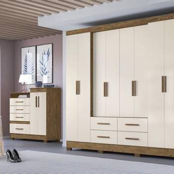 Comprar o produto de Roupeiro Moval San Lorenzo 864391 em Guarda Roupas em Foz do Iguaçu, PR por Solutudo