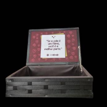 Comprar o produto de Cesta dia dos namorados  em Embalagens em Mineiros, GO por Solutudo