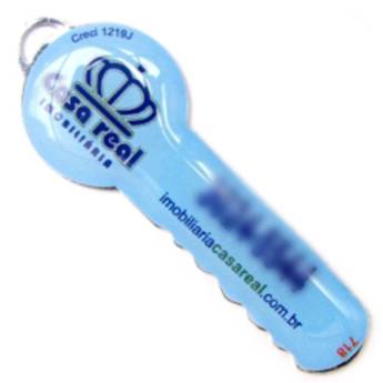 Comprar o produto de Chaveiro Chapinha Metálica COD 718 - Chapinha Chave em Chaveiros Chapinha em São José do Rio Preto, SP por Solutudo