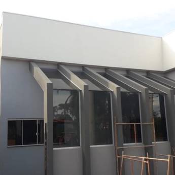 Comprar o produto de Pergolado com vidro fumê. em Vidros em Mineiros, GO por Solutudo