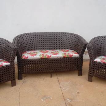 Comprar o produto de Jogo de sofá colmeia em Casa, Móveis e Decoração em Birigui, SP por Solutudo