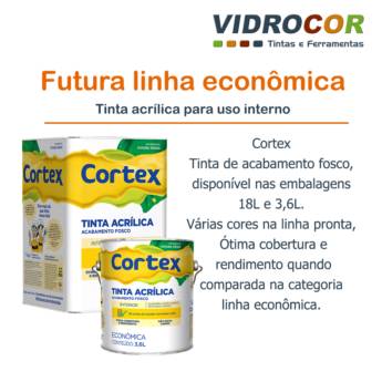 Comprar o produto de Futura Cortex tinta acrílica econômica em Linha Imobiliária em Barra Bonita, SP por Solutudo