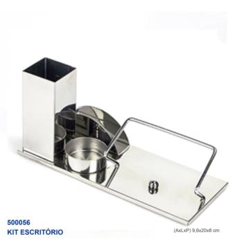 Comprar o produto de Kit Escritório em Inox em Produtos em Inox em São José do Rio Preto, SP por Solutudo