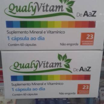 Comprar o produto de Qualyvitam - polivitaminico em Bauru em Vitaminas e Minerais em Bauru, SP por Solutudo