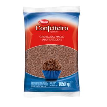 Comprar o produto de Granulado Macio sabor Chocolate Confeiteiro 1,050 kg em Confeitaria em Jundiaí, SP por Solutudo