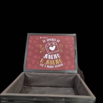 Comprar o produto de Cesta dia dos namorados  em Embalagens em Mineiros, GO por Solutudo