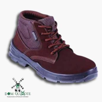 Comprar o produto de Botina Nobuck Dubai, bico PVC eletricista; CA48383 em Calçados de segurança em Jundiaí, SP por Solutudo