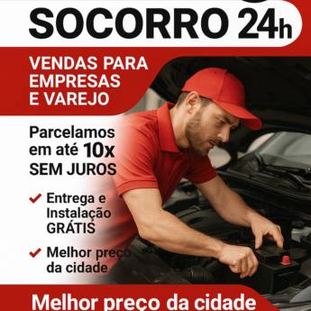 Comprar o produto de Baterias com socorro 24horas, entrega e instalação grátis e atendimento personalizado em Baterias em Botucatu, SP por Solutudo