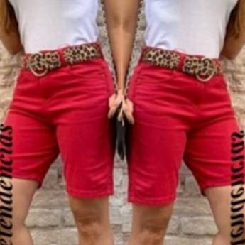 Comprar o produto de Bermuda Ciclista de Sarja Semelhante a da Foto Disponível nas Cores e Tamanhos: Coral, Tamanhos: 42 e 44. Branca, Tamanhos: 42 e 46. em Roupas e Acessórios em Bauru, SP por Solutudo