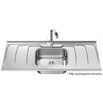 Comprar o produto de Pia Pianox Inox 1.60 1 Cuba B/G Retangular em Cubas e Pias em Foz do Iguaçu, PR por Solutudo
