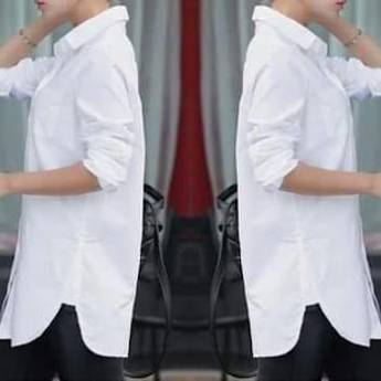 Comprar o produto de Camisa Longa de Tricoline (Semelhante a essa Disponível no Tamanho: 44) em Social em Bauru, SP por Solutudo