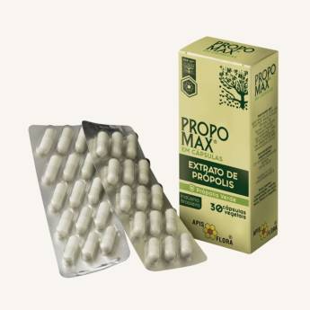 Comprar o produto de PROPOMAX - Extrato de própolis em cápsulas Apis Flora em Produtos Naturais em Botucatu, SP por Solutudo