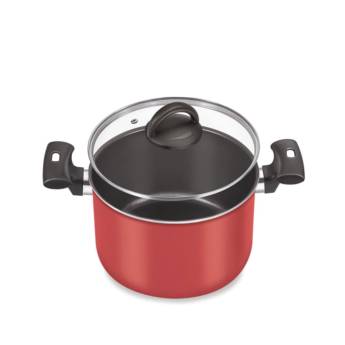 Comprar o produto de Caldeirão Teflon 20 3,5L com Tampa de Vidro Fortaleza em Panelas pela empresa Casa Vitória em Foz do Iguaçu, PR por Solutudo