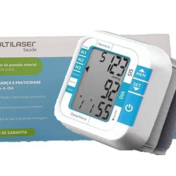 Comprar o produto de Aparelho Monitor Pressão de Pulso Multilaser  em Medidores de Pressão em Jundiaí, SP por Solutudo