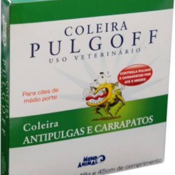 Comprar o produto de Coleira PULGOLFF anti pulga e carrapatos  medio porte em A Classificar em Santa Cruz do Rio Pardo, SP por Solutudo