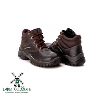 Comprar o produto de Botina Estival Cor:Marrom WO10031S1 B/PVC CA44591 em Calçados de segurança em Jundiaí, SP por Solutudo