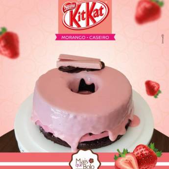 Comprar o produto de Kitkat Morango Caseiro em Bolos e Doces em Bauru, SP por Solutudo
